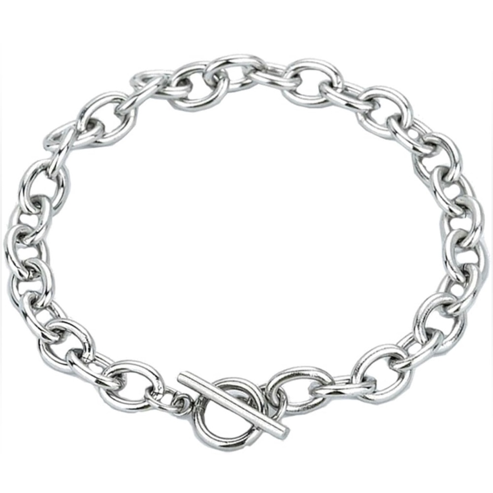 NWT 925 Sterling Silver Bracelet, Chain Bracelet Bangle Fashion Jewelry